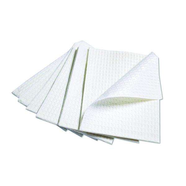 Towel Professional Professional 13 in x 18 in White 2 Ply Tissue / Poly 500/Ca